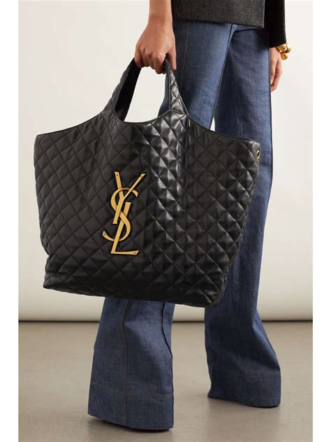 ysl leather tote bag.